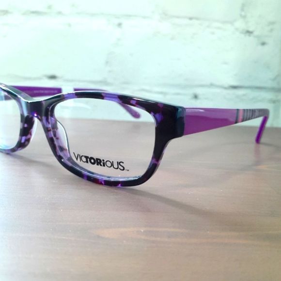NEW Victorious, eyeglass frame, Prescription-ready Purple glasses, 50-17-135 - Picture 7 of 7
